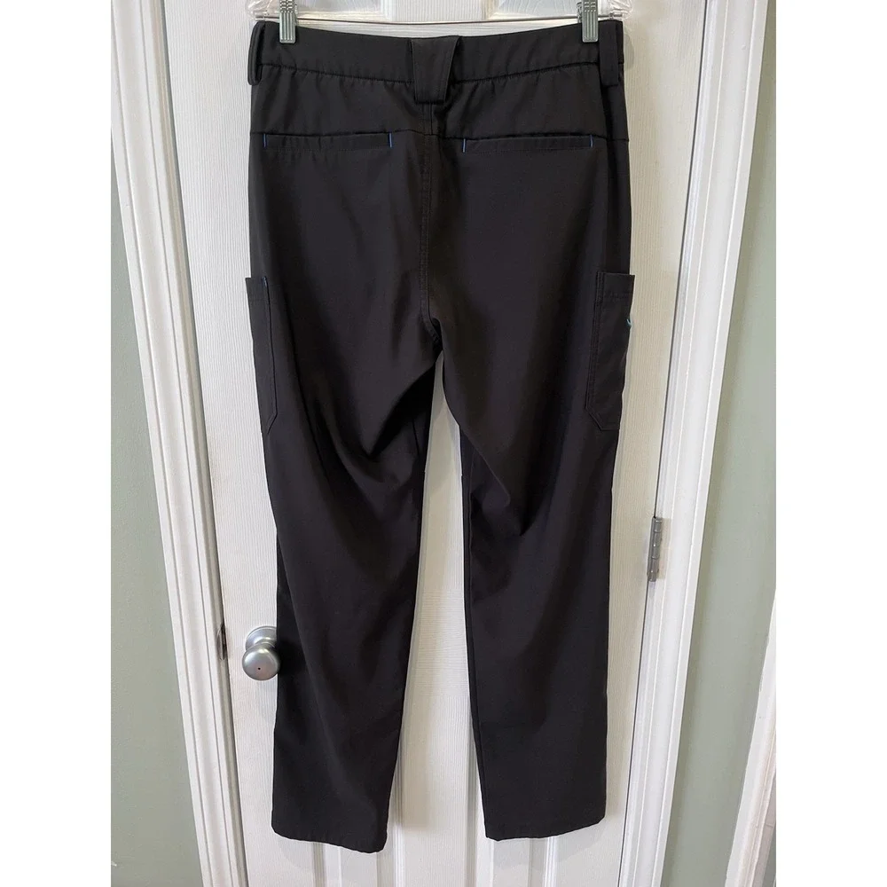 Amazon Pants Mens Medium 32-34 Black Luly Yang Cargo Workwear Uniform 33